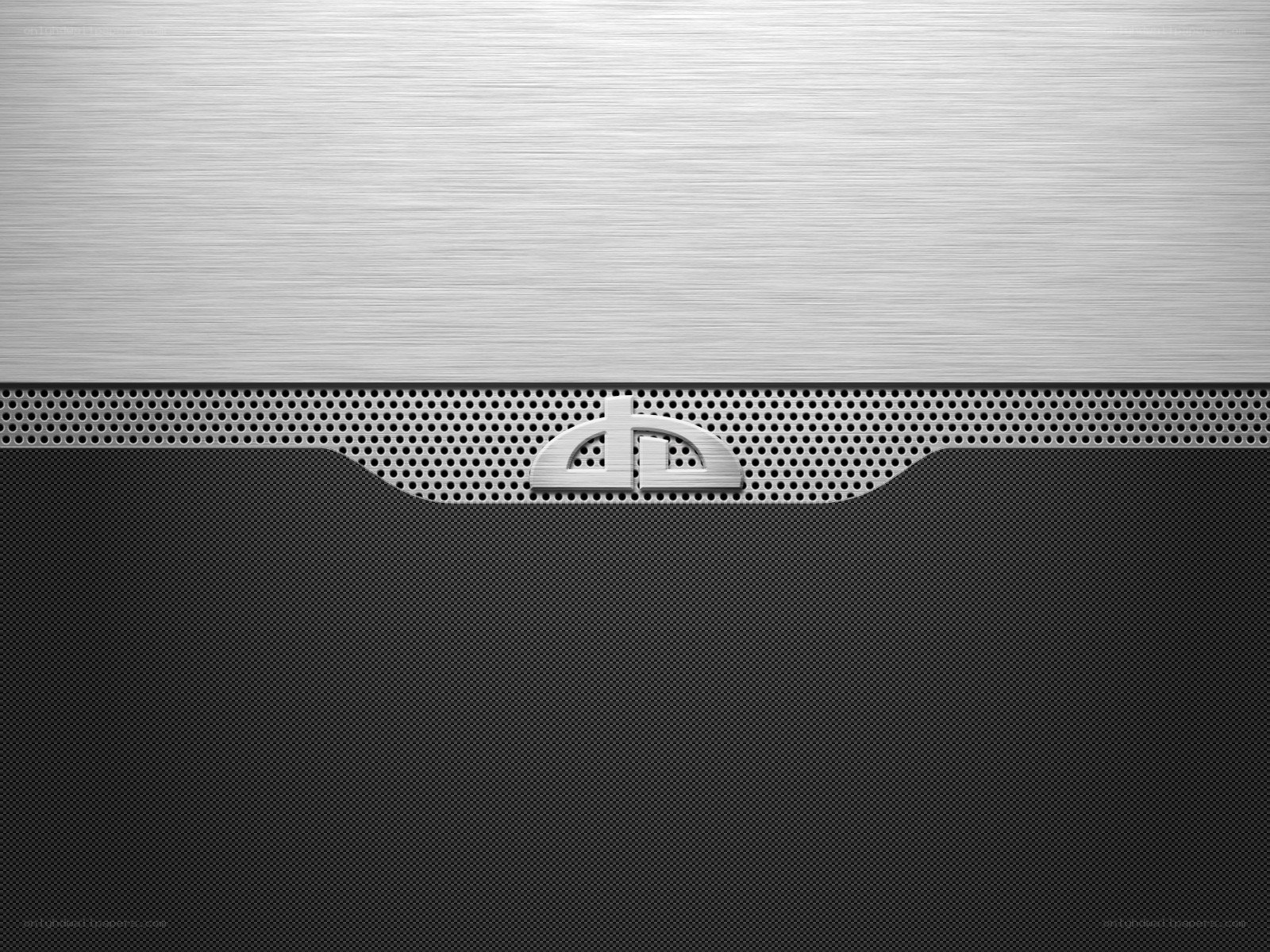 metallic speaker grille design