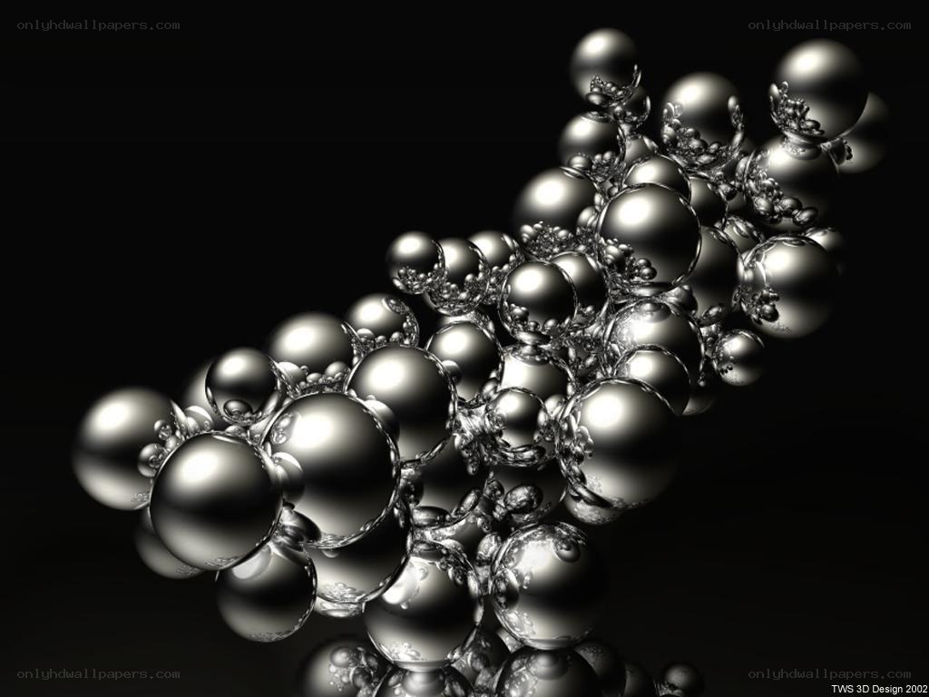 Metallic sphere fractal cluster