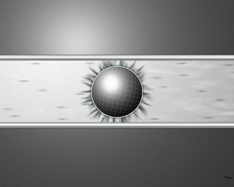 Metallic Sphere with Spikes — Gray