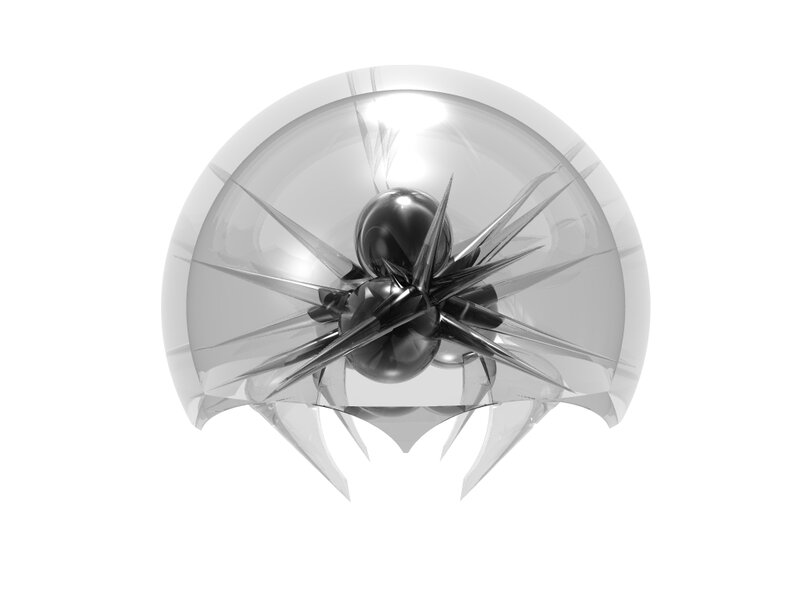 Metallic Sphere with Spikes