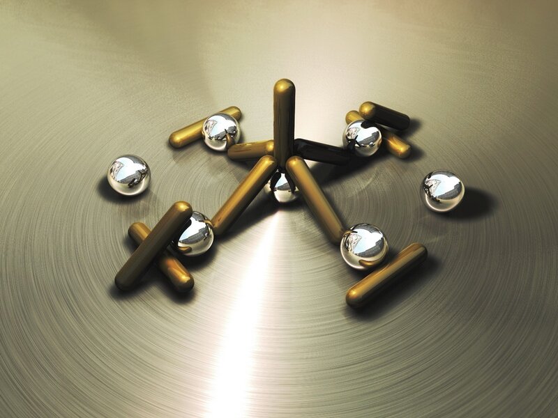 Metallic Spheres and Rods