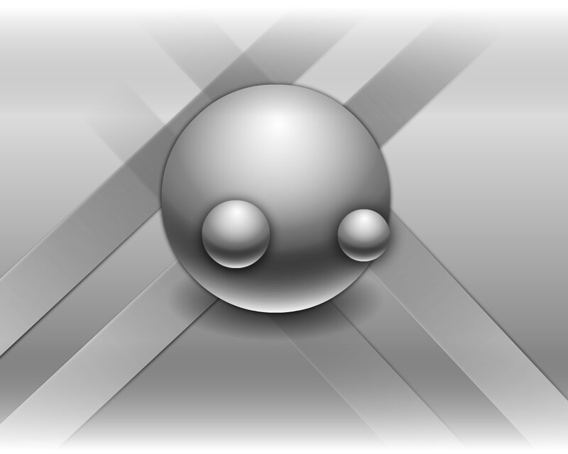 Metallic Spheres on Surface