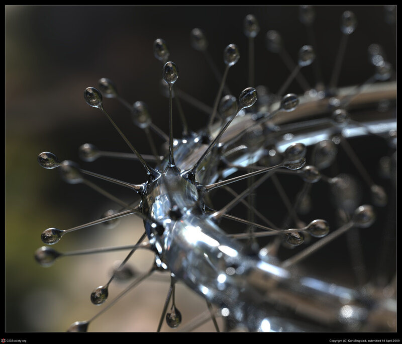 Metallic spiky structure