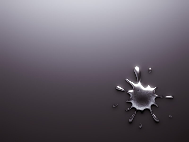 Metallic Splatter — Gray