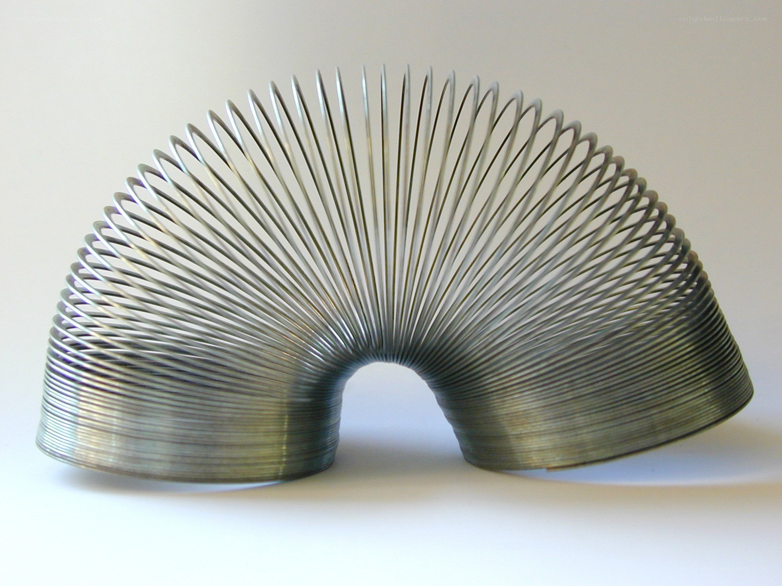 Metallic spring toy