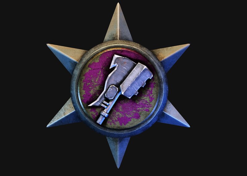 Metallic Star Emblem