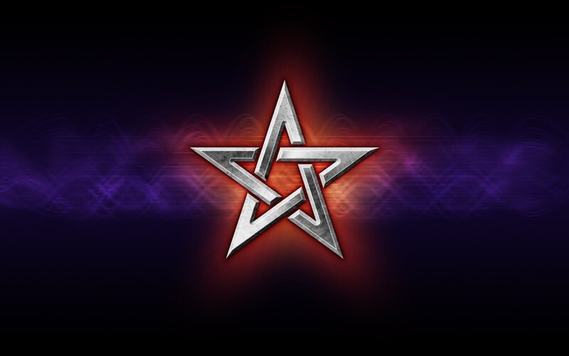 metallic star symbol