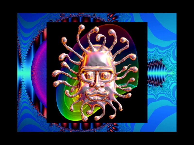 Metallic Sun Face