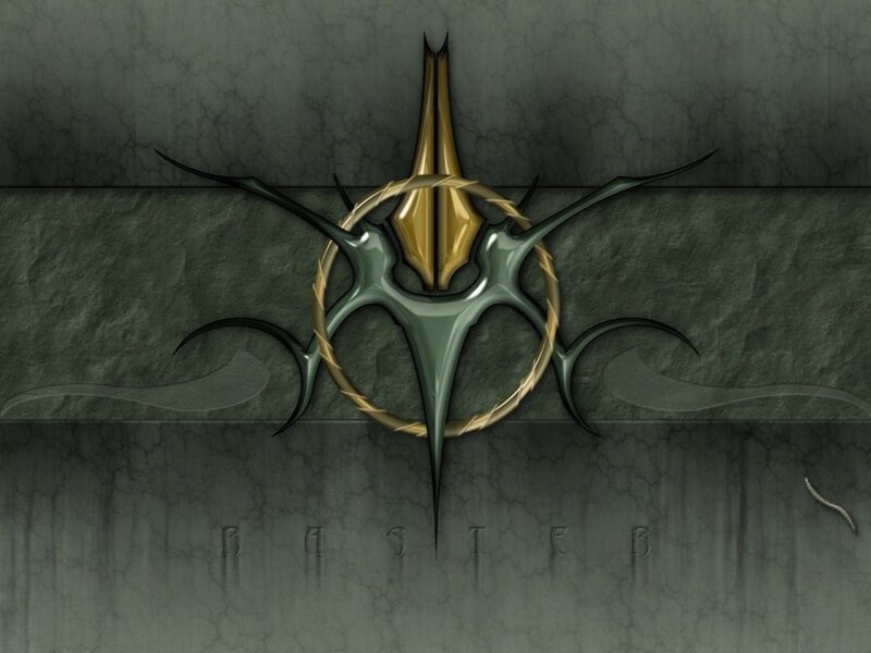 Metallic Symbol on Stone