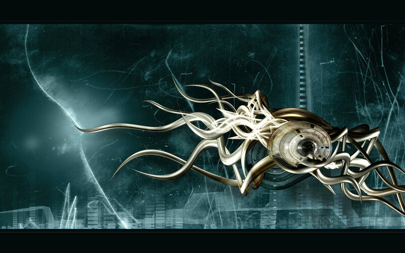 Metallic Tentacle Object