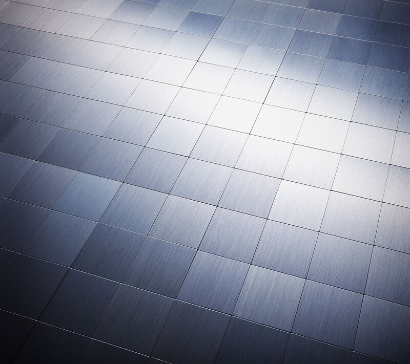metallic tile floor pattern