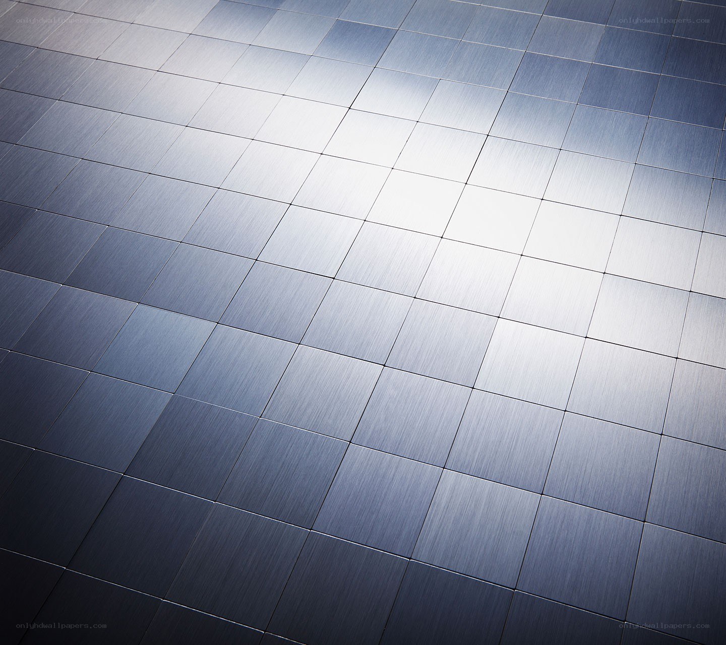 metallic tile floor pattern