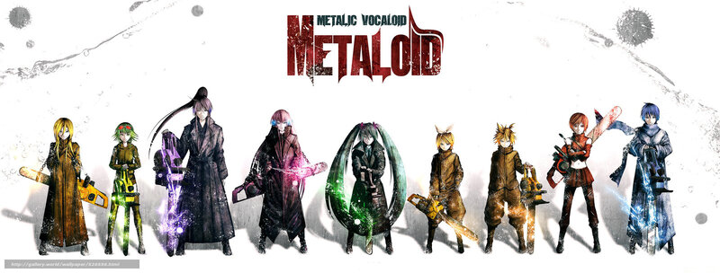 Metallic Vocaloid characters