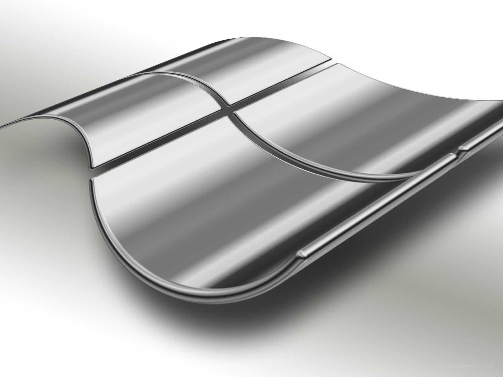 Metallic Windows logo design