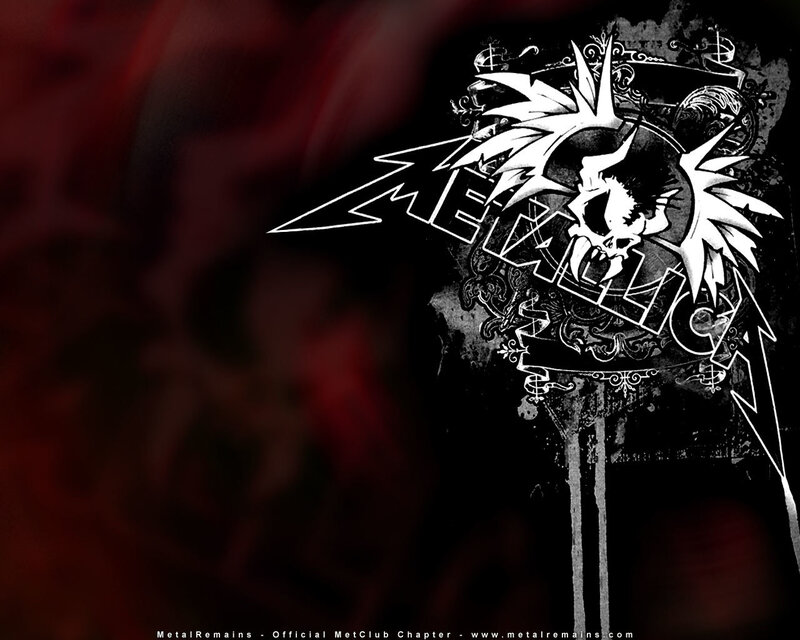 Metallica Band Logo — Black, Dark, Digital Art