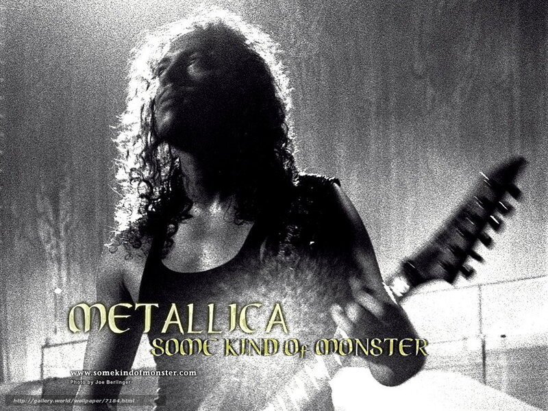 Metallica band member performing