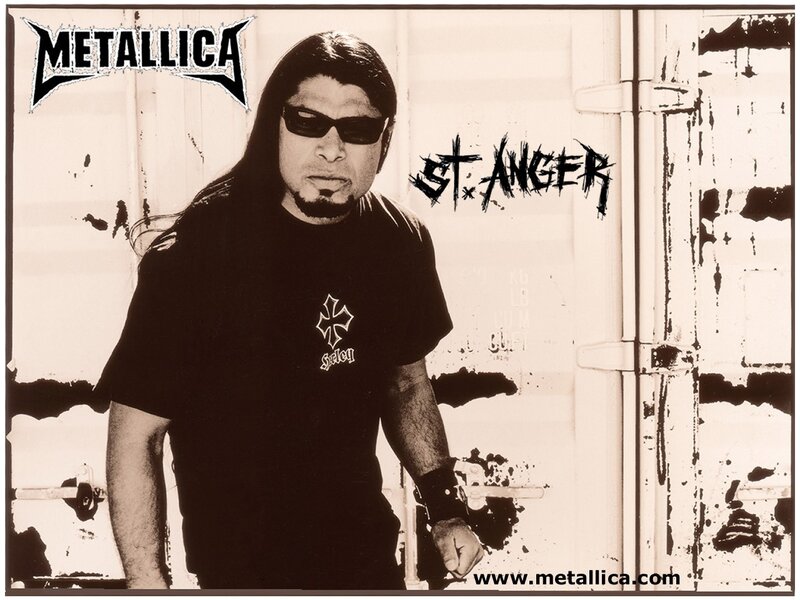 Metallica band member portrait