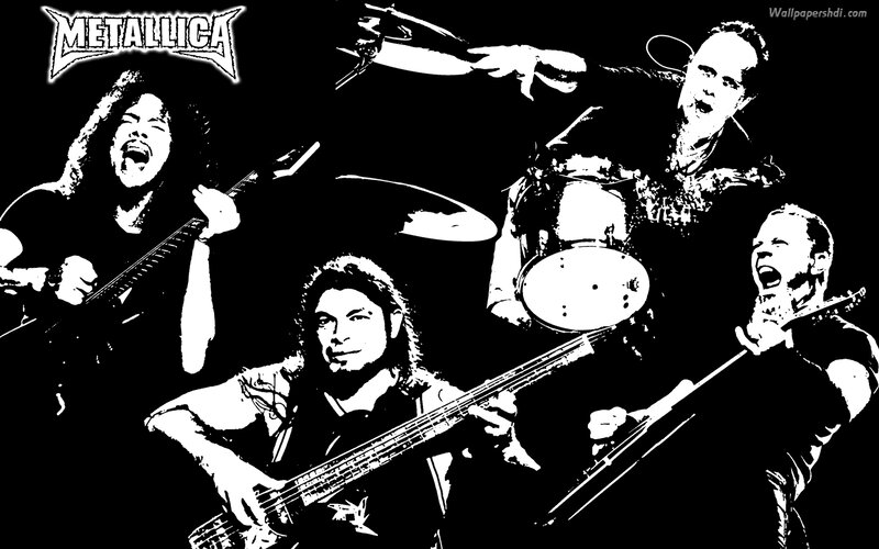 Metallica Band Members — Black, Energetic