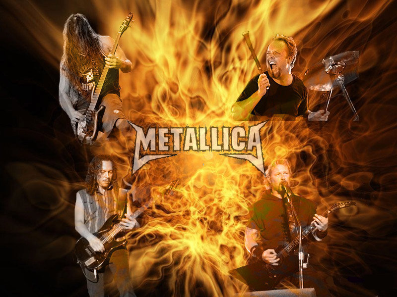 Metallica Band Members — Orange, Dramatic
