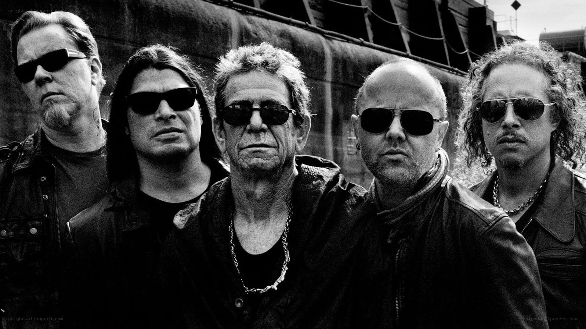 Metallica band portrait