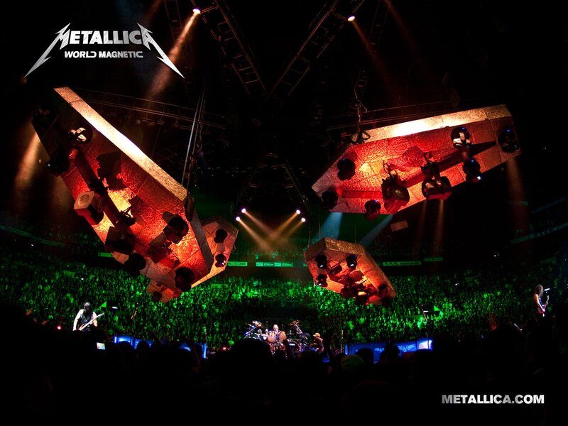 Metallica concert stage setup