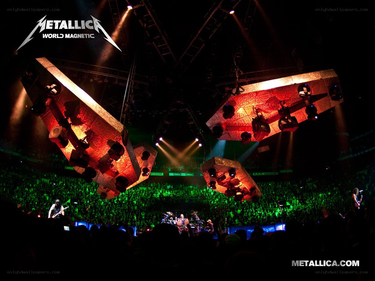 Metallica concert stage setup
