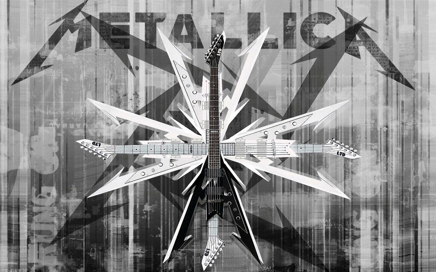 Metallica guitar artwork