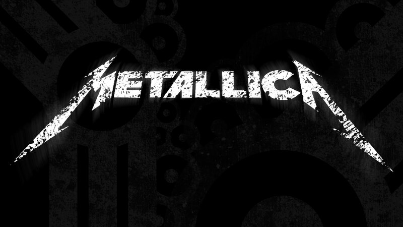 Metallica Logo — Black, Dark, Aggressive