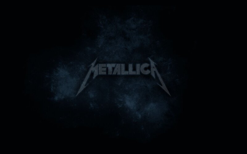 Metallica Logo — Black, Dark, Digital Art