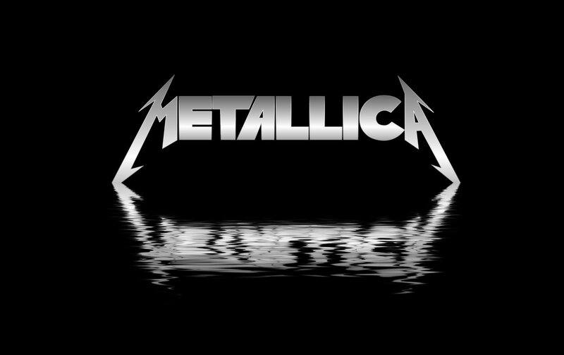 Metallica Logo — Black, Dramatic
