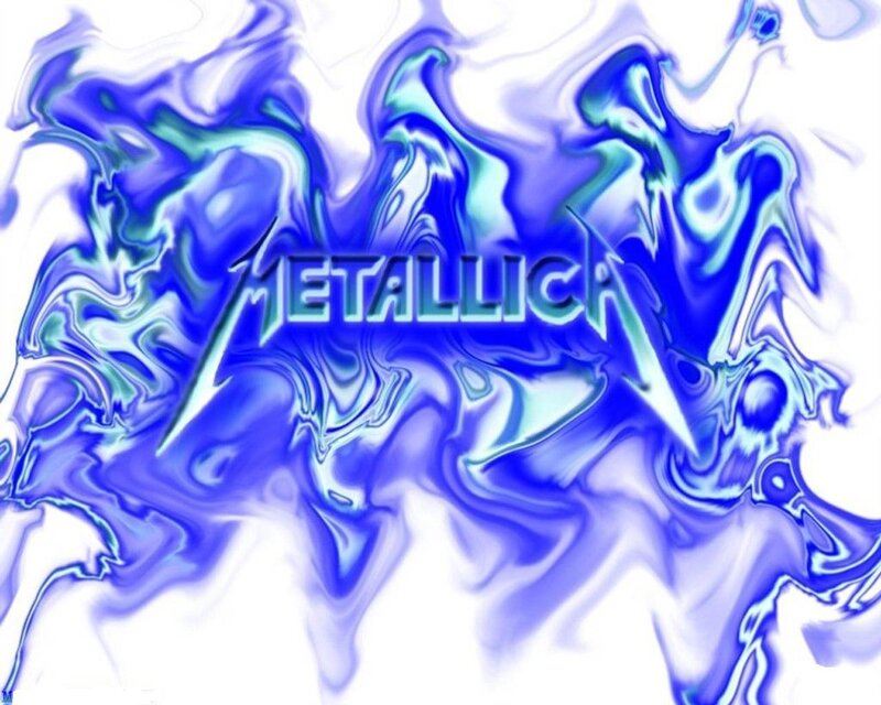 Metallica Logo on Abstract Background