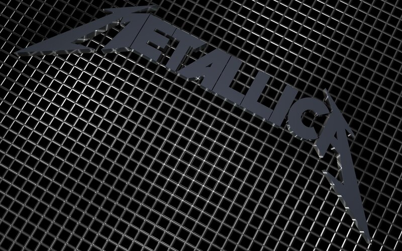 Metallica Logo on Mesh — Black