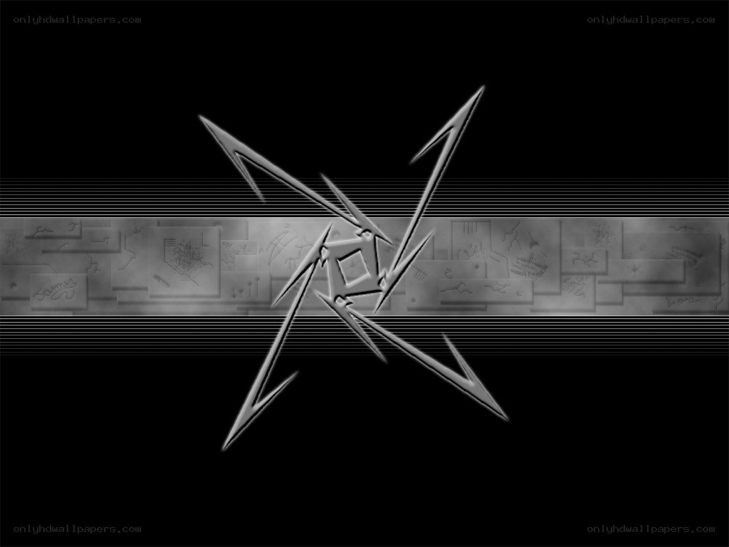 Metallica logo on textured background