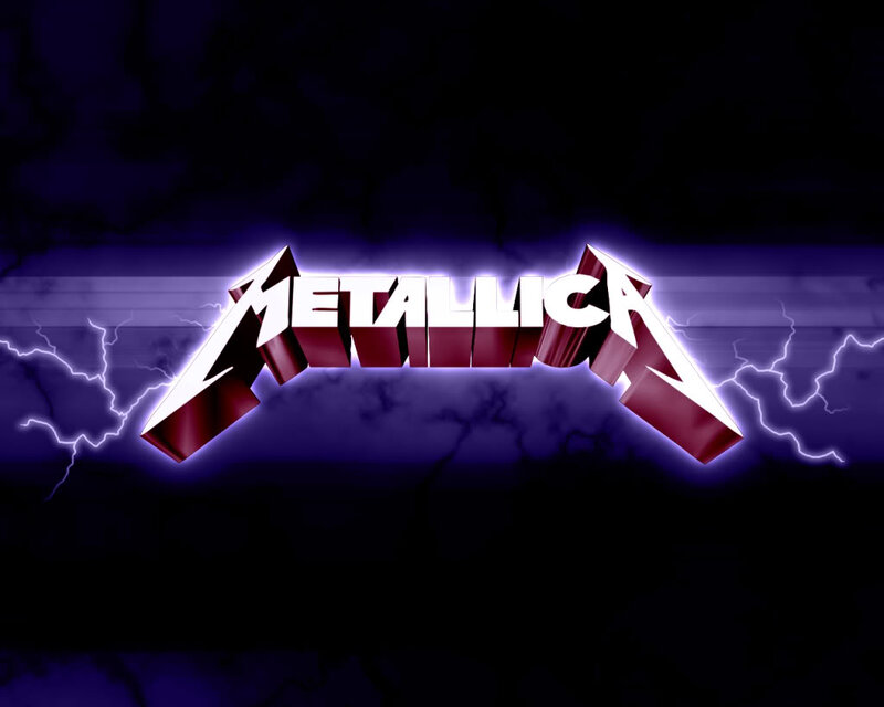 Metallica Logo — Purple