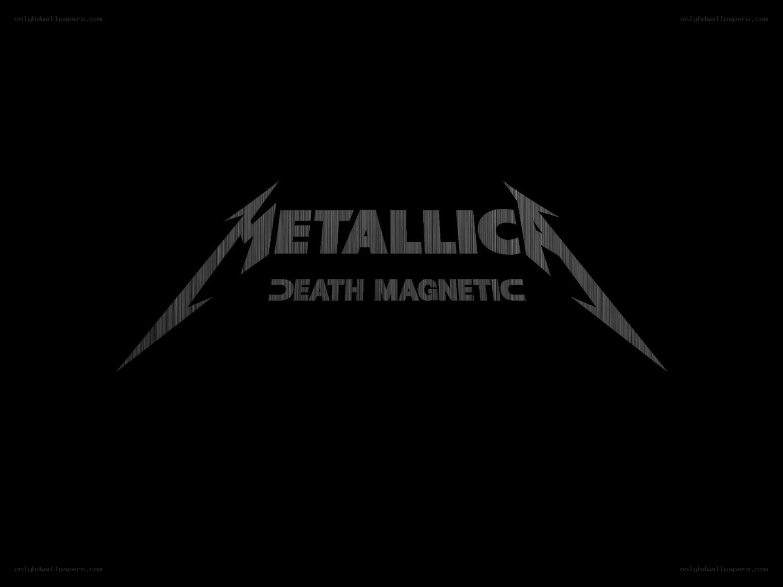 Metallica logo with Death Magnetic