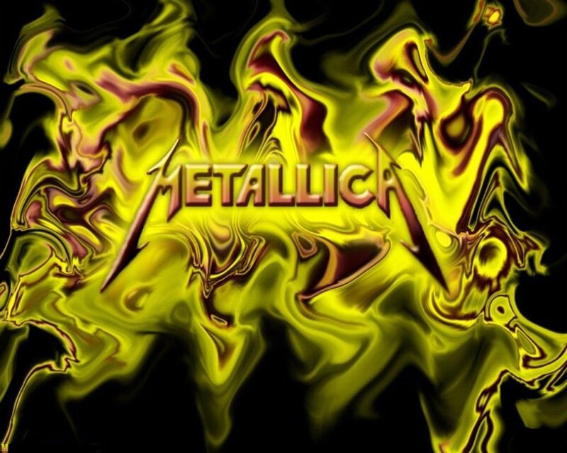 Metallica Logo — Yellow