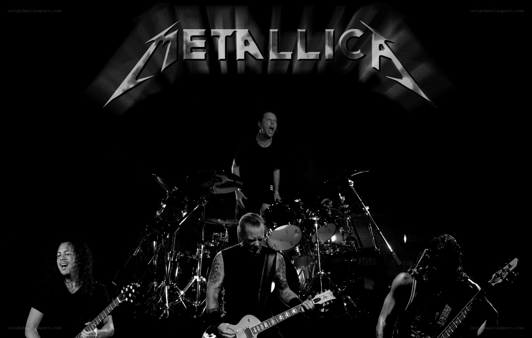 Metallica performing live