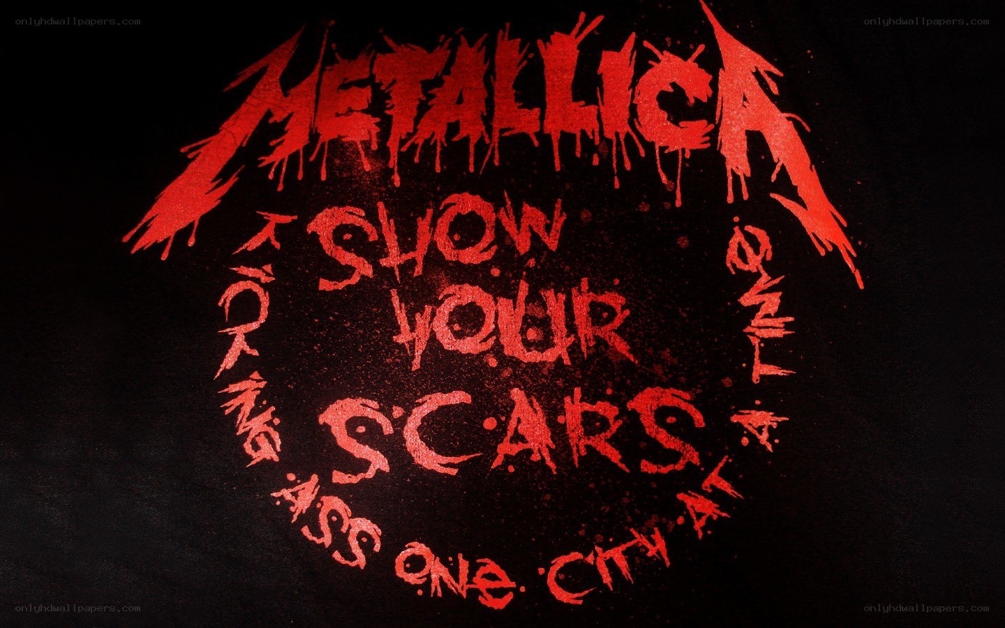 Metallica show your scars