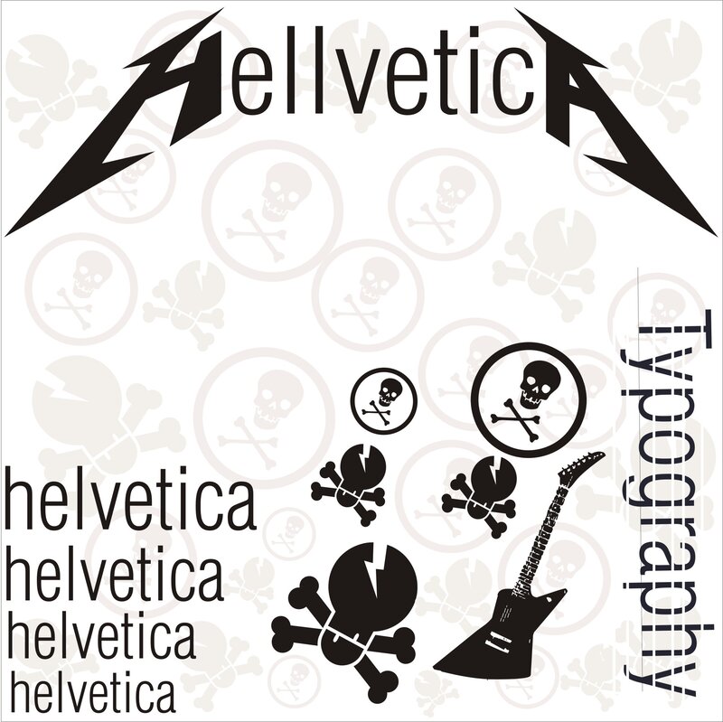 Metallica typography design