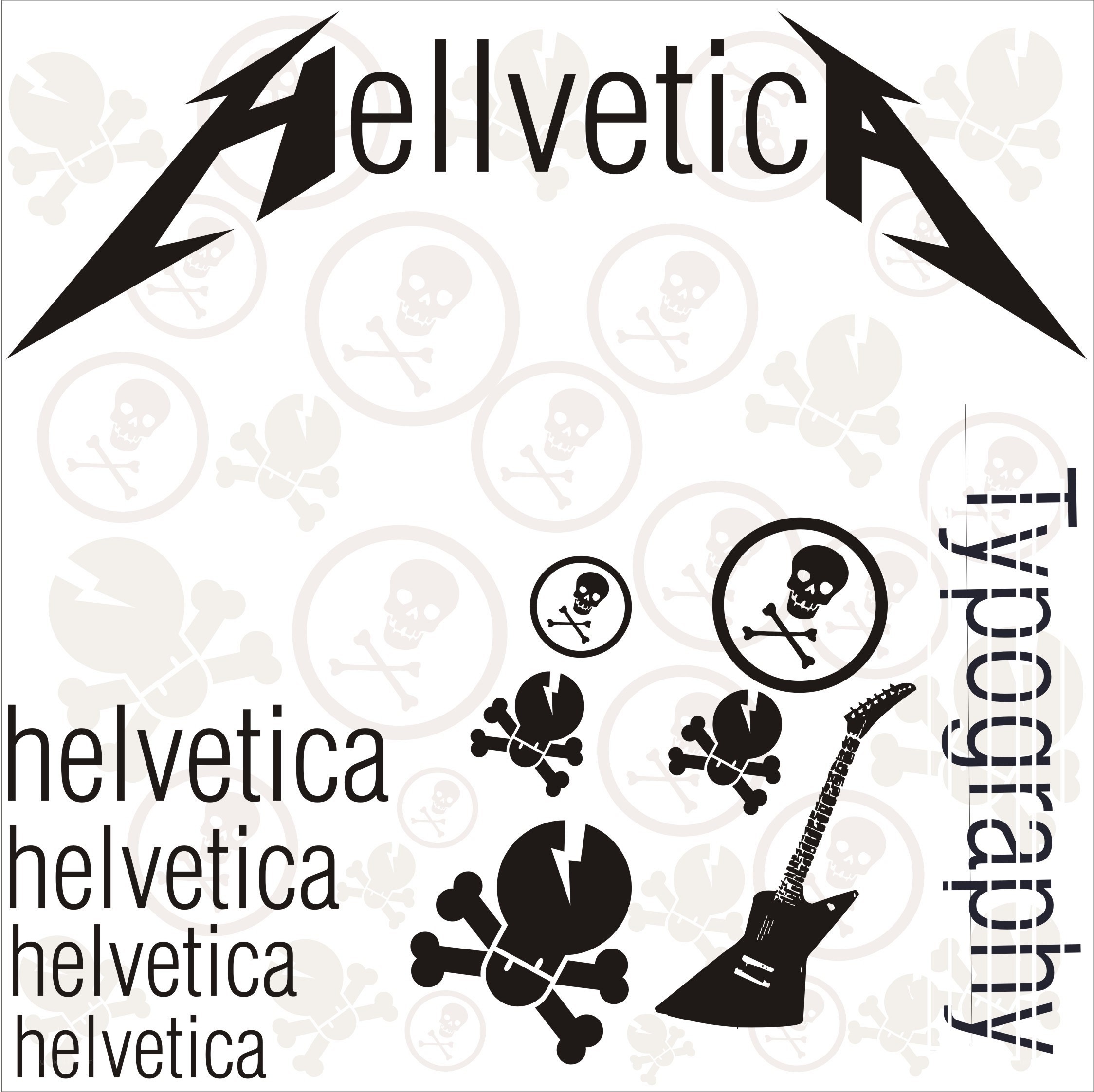 Metallica typography design