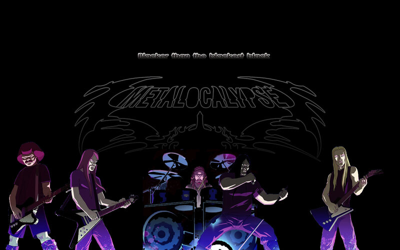 Metalocalypse band illustration