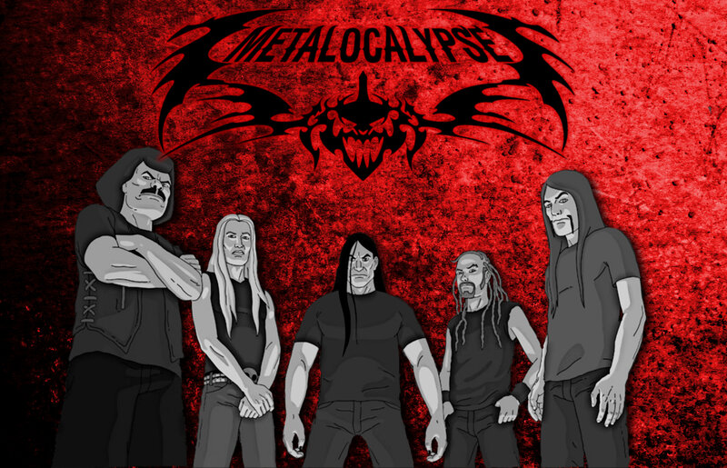 Metalocalypse band illustration