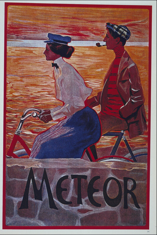 Meteor bicycle advertisement