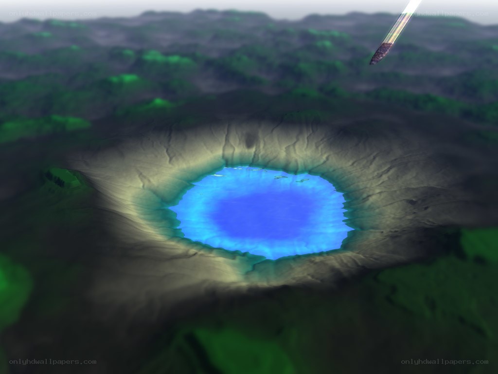 meteor impact crater