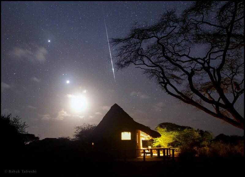 Meteor over Hut