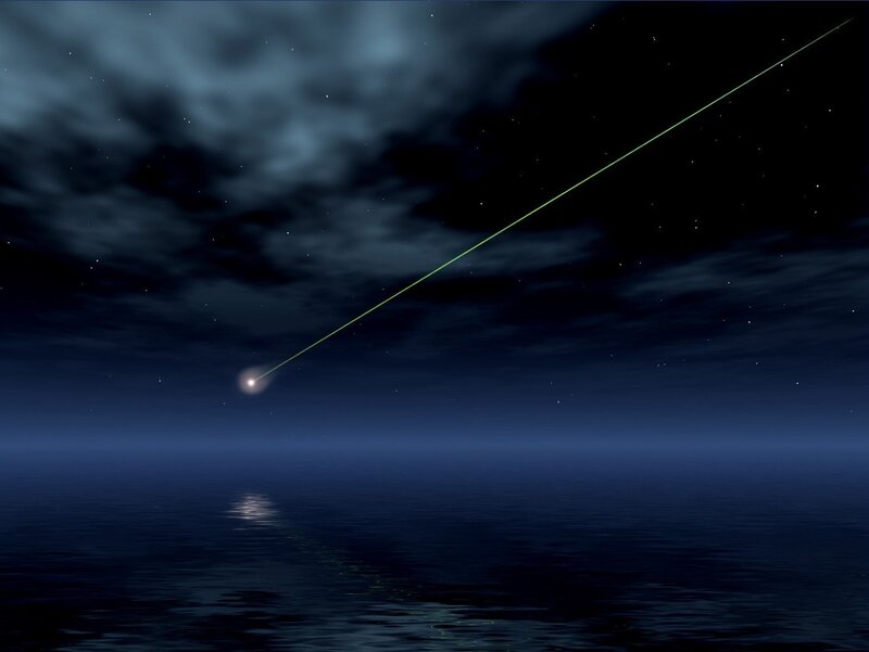 Meteor over Ocean