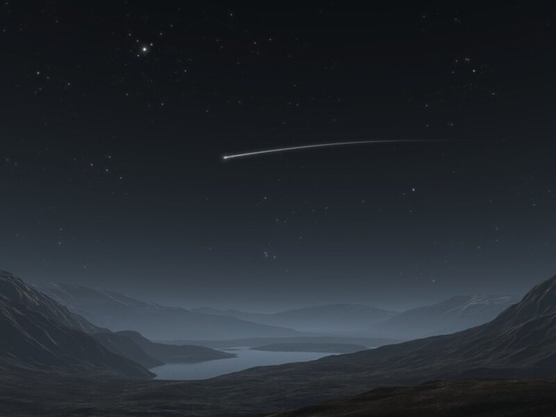 Meteor over Valley