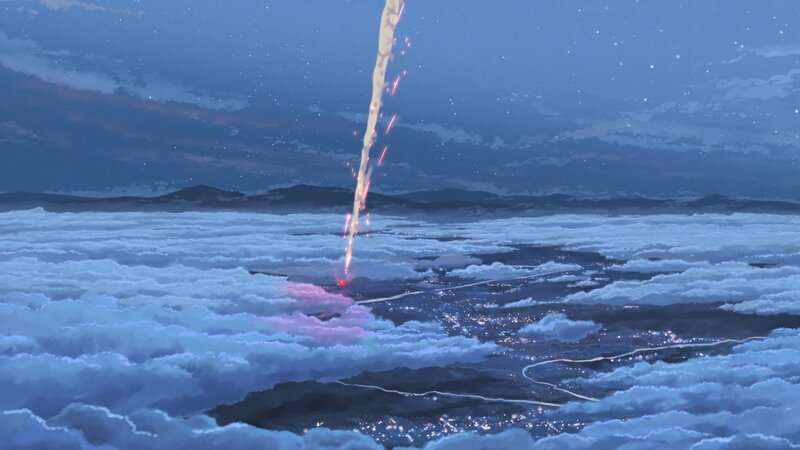 Meteor Streaking Down