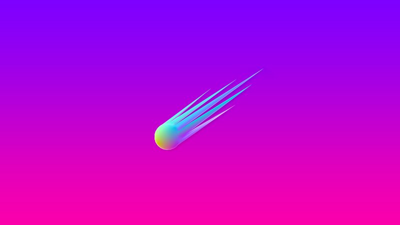 Meteor with Tail