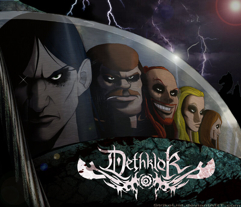 Methklok band artwork